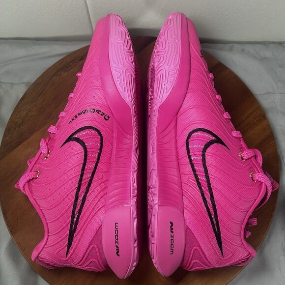 Nike LeBron 21 “EYBL Peach Jam” Players Edition HJ8085-600 Men’s Size 12 - Picture 5 of 8